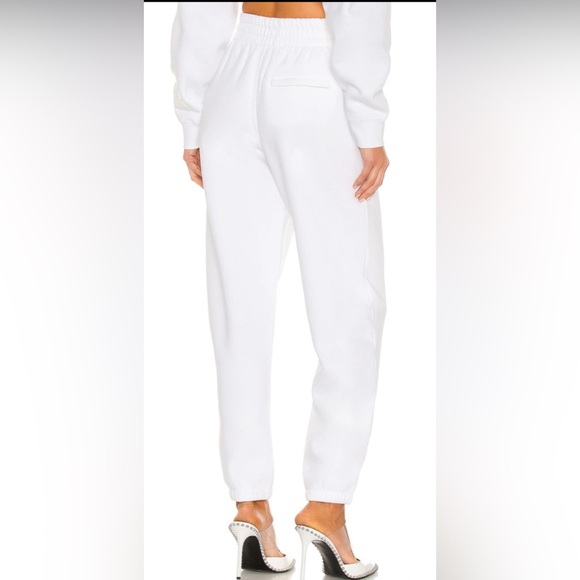 Alexander Wang NWT Foundation Terry Classic Sweatpant Puff Paint Logo - Picture 3 of 9
